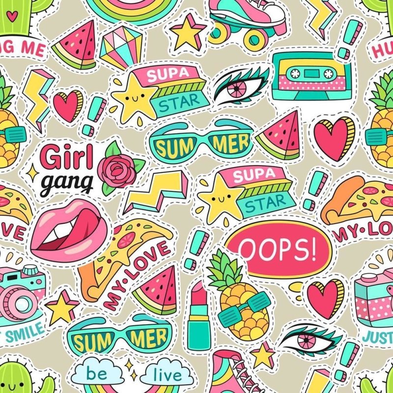 Papel de Parede Adesivo Jovem Stickers N010119 - Papel na Parede