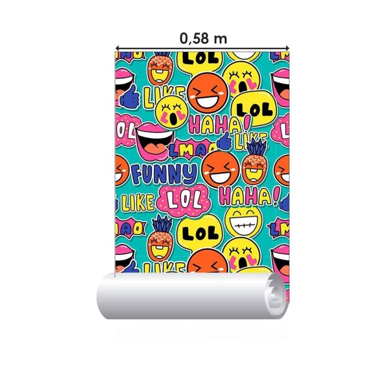 Papel de Parede Adesivo Jovem Stickers N010120 - Papel na Parede