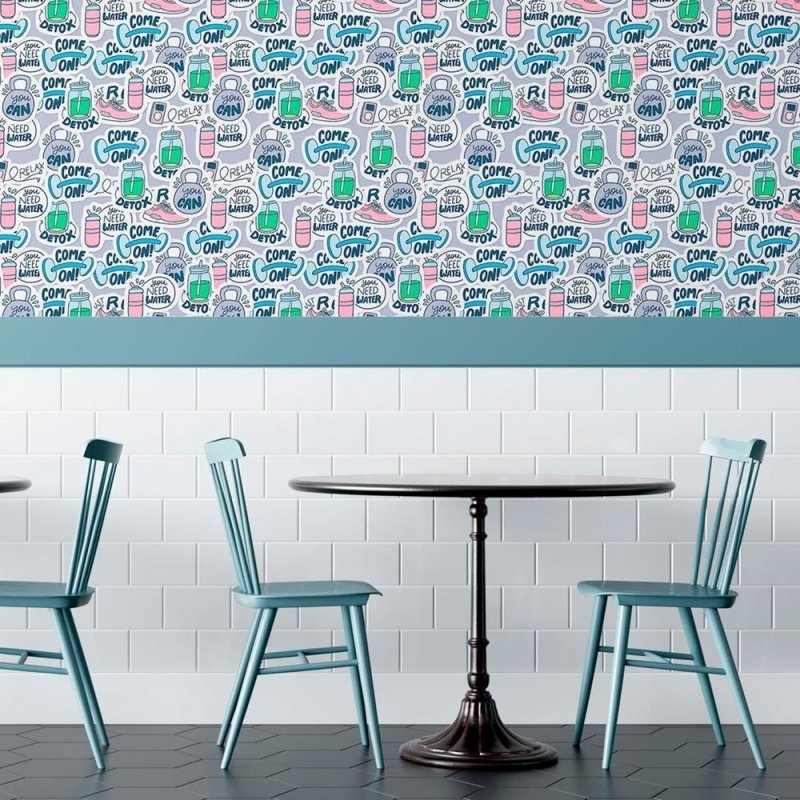 Papel de Parede Adesivo Jovem Stickers N010122 - Papel na Parede