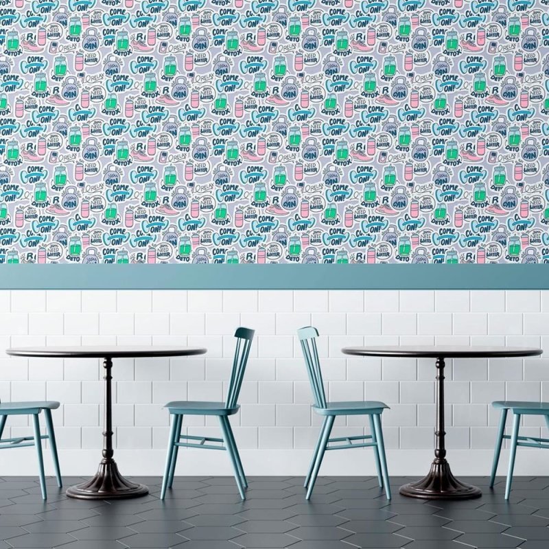 Papel de Parede Adesivo Jovem Stickers N010122 - Papel na Parede