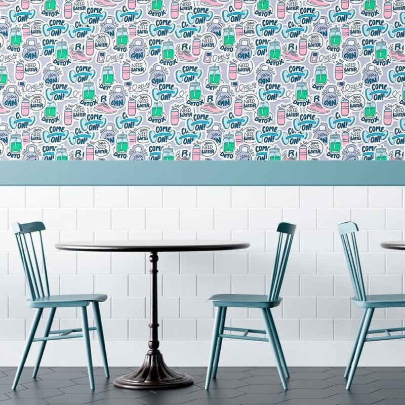 Papel de Parede Adesivo Jovem Stickers N010122 - Papel na Parede