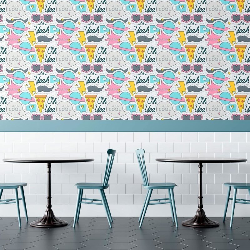 Papel de Parede Adesivo Jovem Stickers N010145 - Papel na Parede