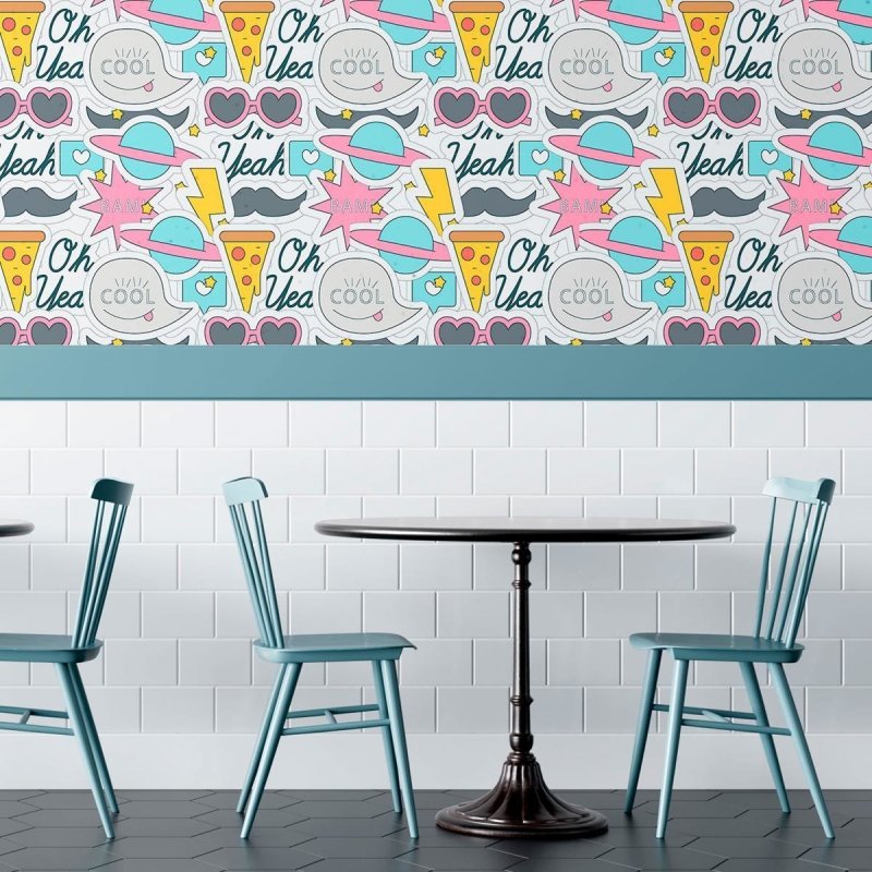 Papel de Parede Adesivo Jovem Stickers N010145 - Papel na Parede