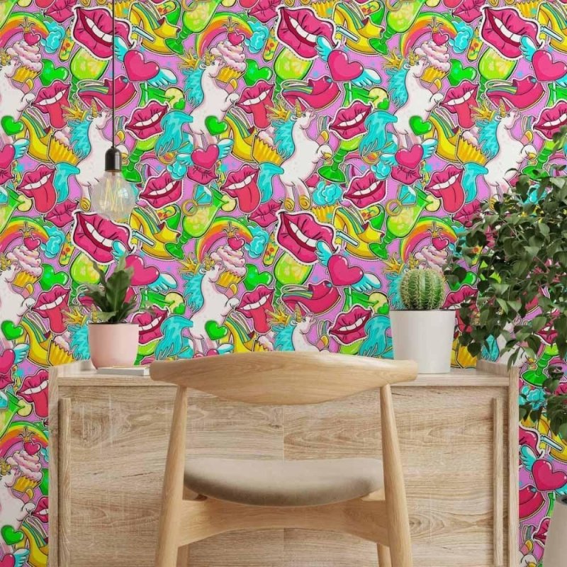 Papel de Parede Adesivo Jovem Stickers N014031 - Papel na Parede