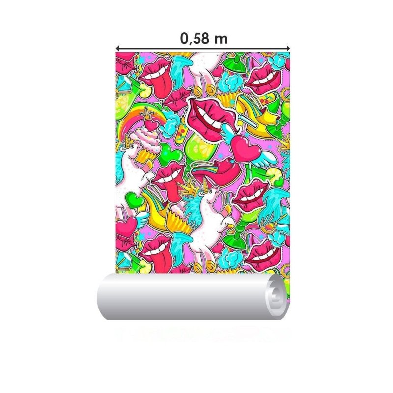 Papel de Parede Adesivo Jovem Stickers N014031 - Papel na Parede