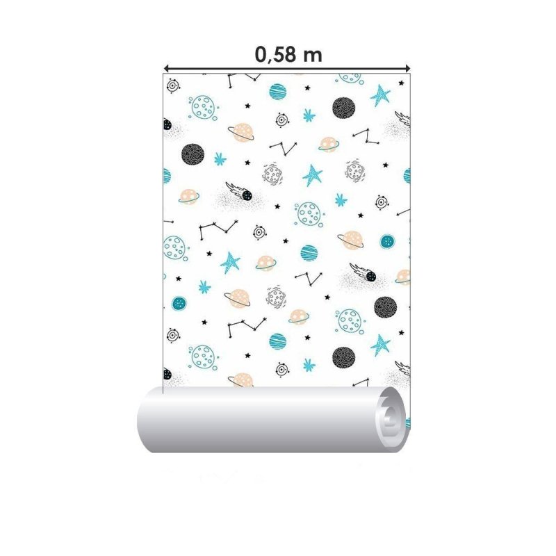 Papel de Parede Adesivo jovem universo N014151 - Papel na Parede