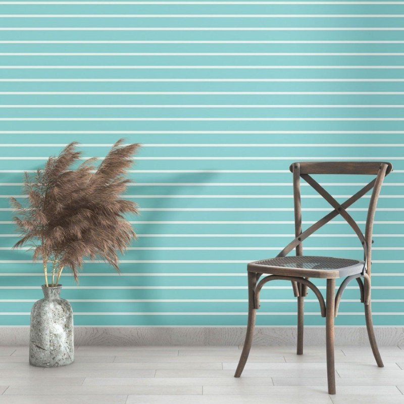 Papel de Parede Adesivo Listrado Horizontal N013033 - Papel na Parede