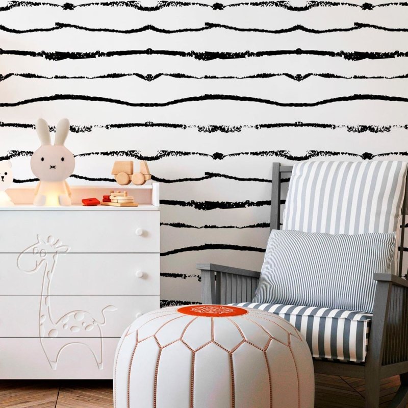 Papel de Parede Adesivo Listrado N010171 - Papel na Parede