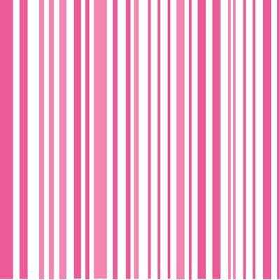 Papel de Parede Adesivo Listrado Rosa e Branco 714540222 - Papel na Parede