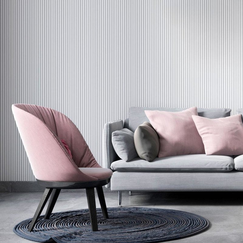 Papel de Parede Adesivo Listras Verticais N010100 - Papel na Parede