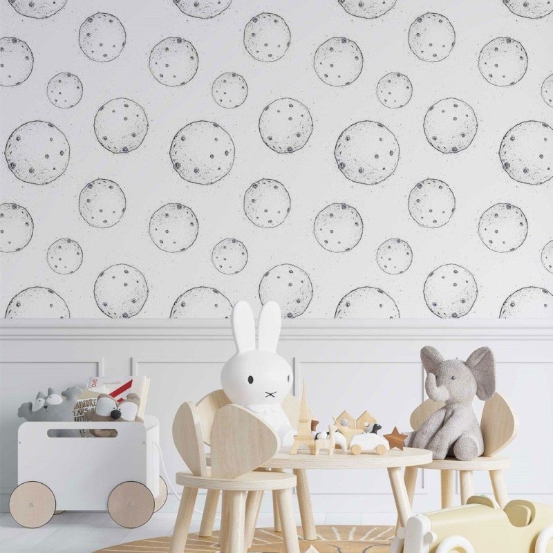 Papel de Parede Adesivo lua N014106 - Papel na Parede
