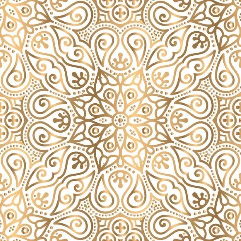 Papel de Parede Adesivo Mandala Luxury N013140 - Papel na Parede