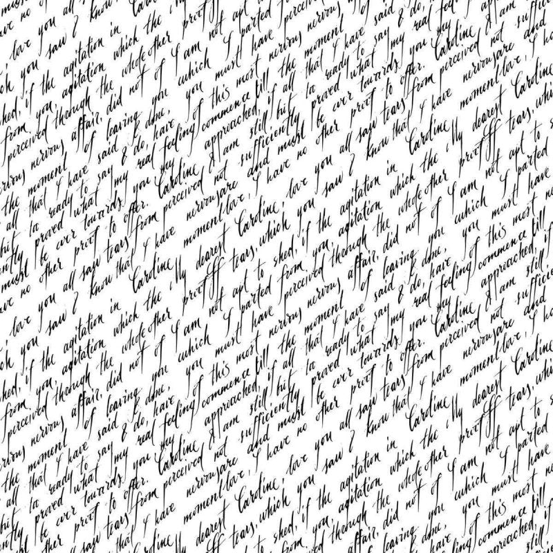 Papel de Parede Adesivo Manuscrito N03012 - Papel na Parede