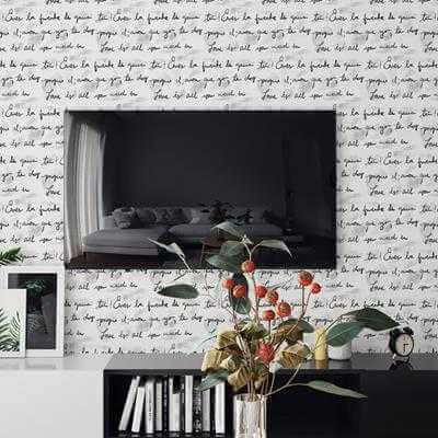 Papel de Parede Adesivo Manuscrito N89775B - Papel na Parede