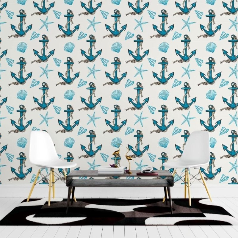 Papel de Parede Adesivo Marinha Oceano N015117 - Papel na Parede