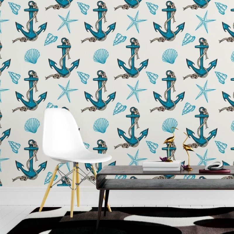 Papel de Parede Adesivo Marinha Oceano N015117 - Papel na Parede