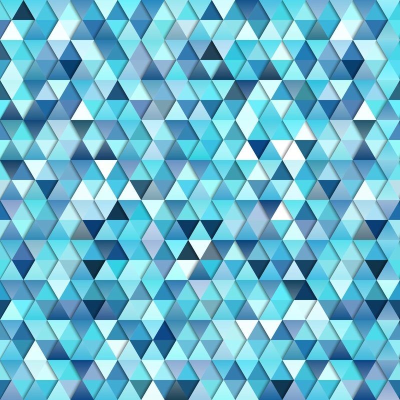 Papel de Parede Adesivo Mosaico 3D Azul N04076 - Papel na Parede