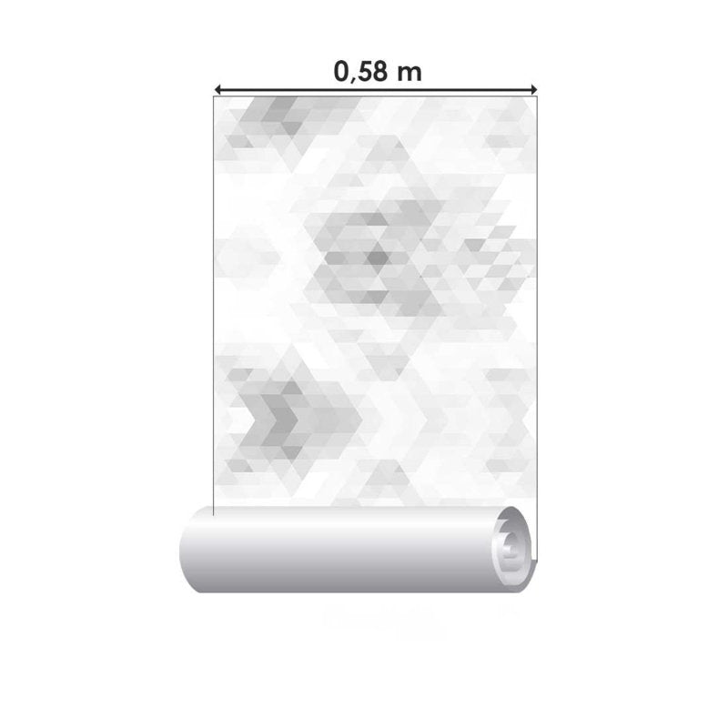 Papel de Parede Adesivo Mosaico Geométrico N03022 - Papel na Parede