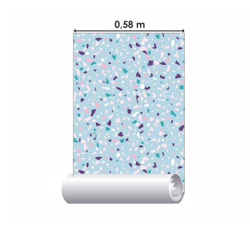 Papel de Parede Adesivo Mosaico N02276 - Papel na Parede