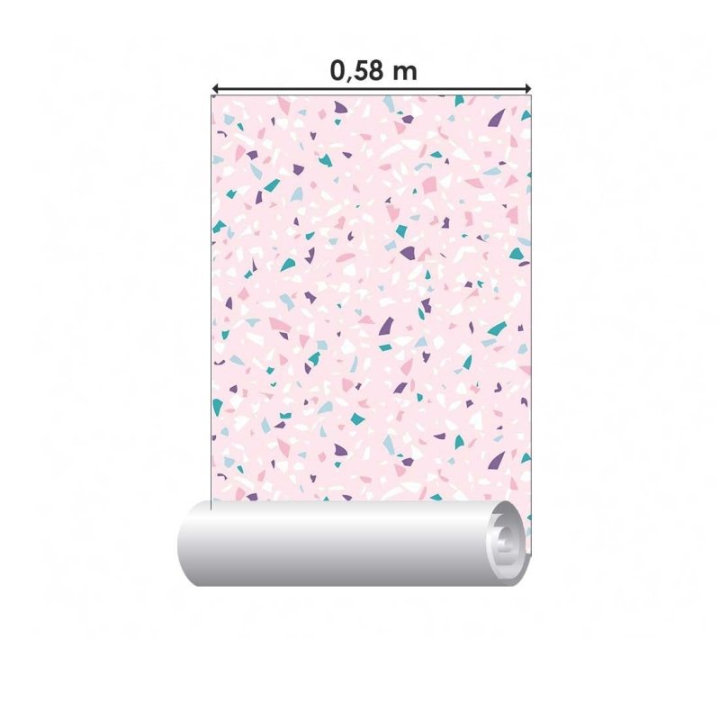 Papel de Parede Adesivo Mosaico N02277 - Papel na Parede