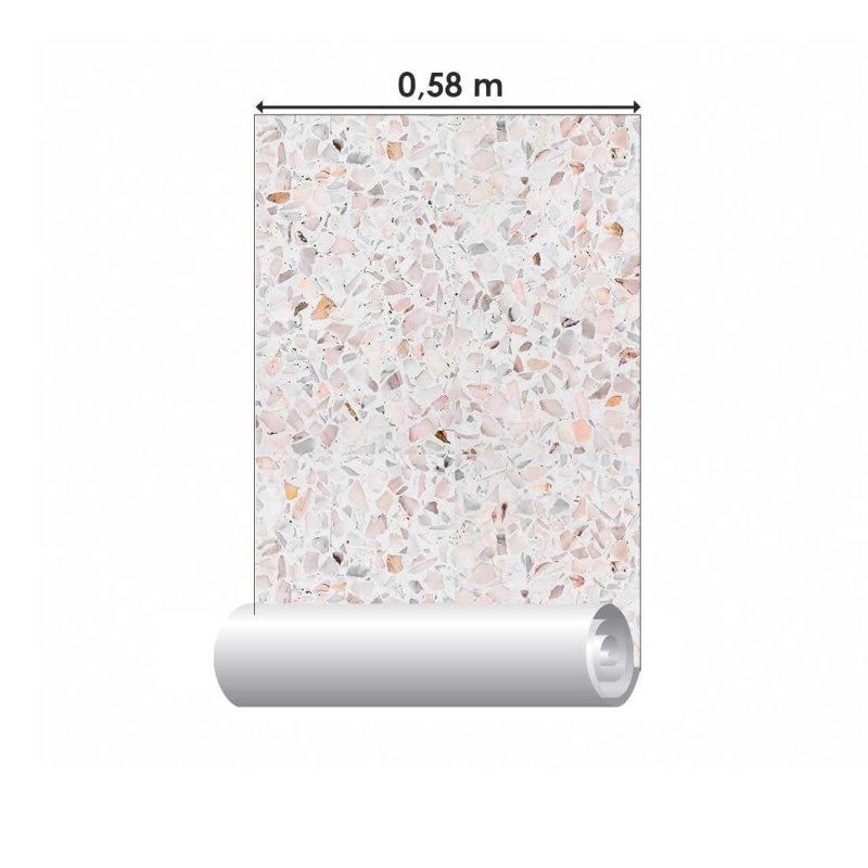 Papel de Parede Adesivo Mosaico Pedra N02194 - Papel na Parede