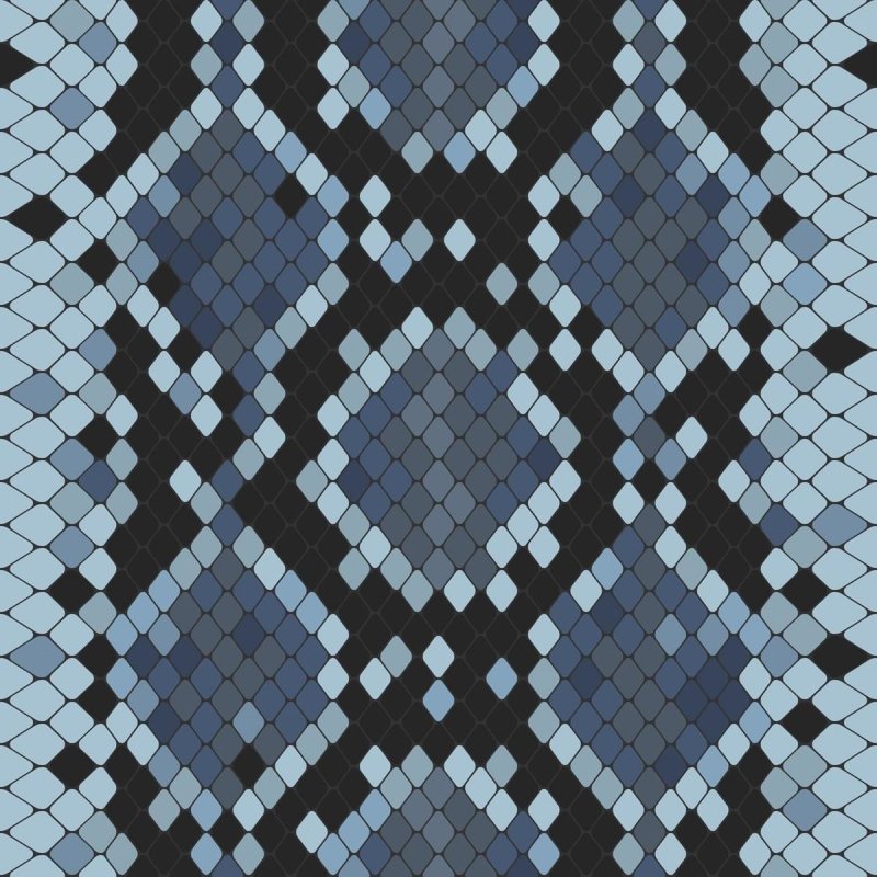 Papel de Parede Adesivo Mosaico Pele de Cobra N03095 - Papel na Parede