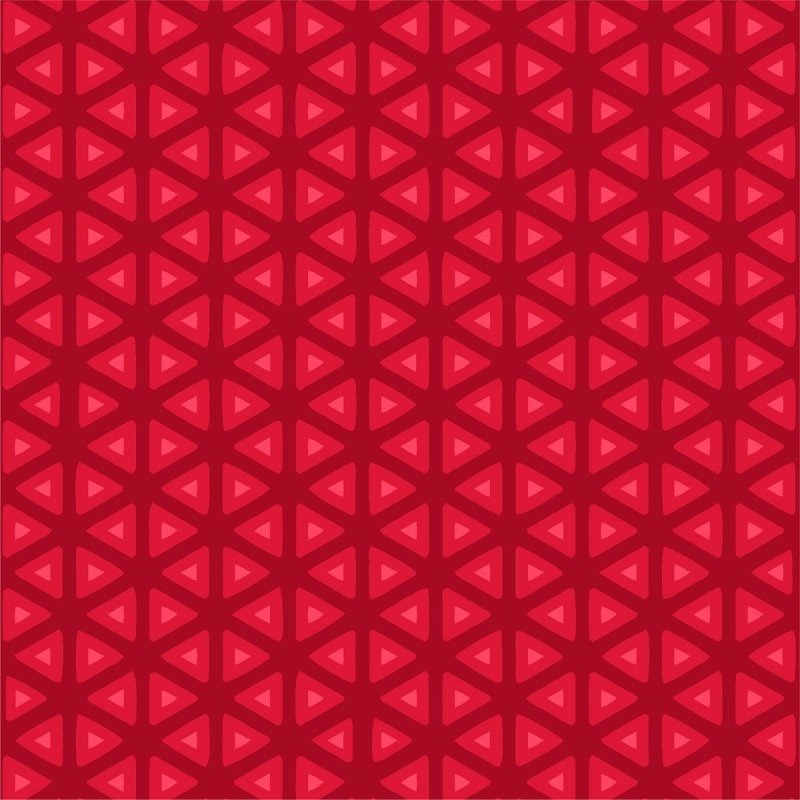 Papel de Parede Adesivo Padrão Geométrico Vermelho N09030 - Papel na Parede
