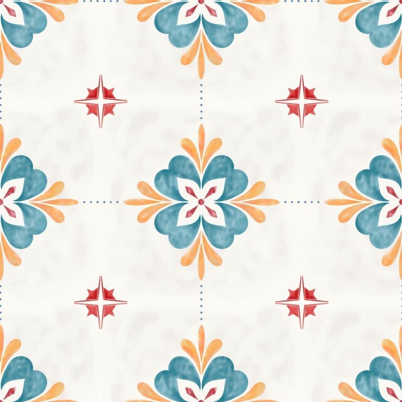 Papel de Parede Adesivo Padrão Vintage Pinra à Mão N05210 - Papel na Parede