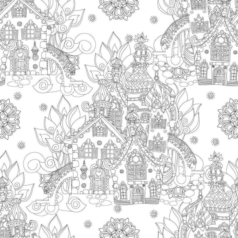 Papel de Parede Adesivo Para Colorir 391314499 - Papel na Parede