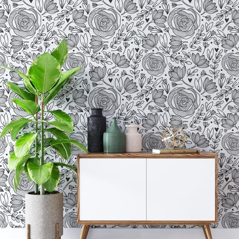 Papel de Parede Adesivo para colorir N04041 - Papel na Parede