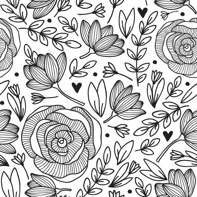 Papel de Parede Adesivo para colorir N04041 - Papel na Parede