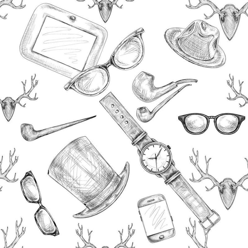 Papel de Parede Adesivo Para Colorir N06224 - Papel na Parede