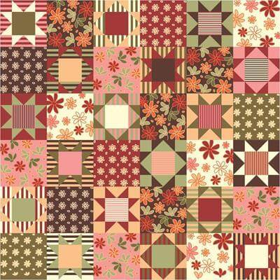 Papel de Parede Adesivo Patchwork 72872635 - Papel na Parede