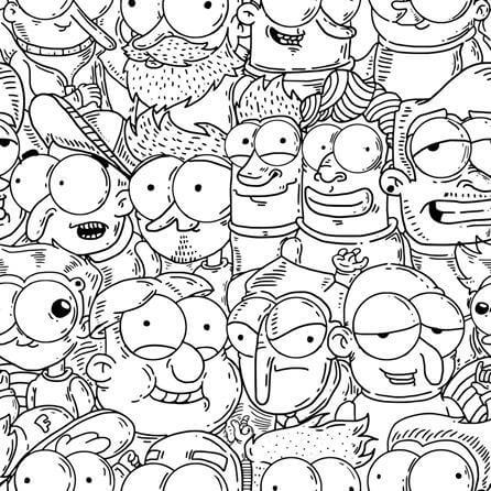 Papel de Parede Adesivo Personagem HQ N354521 - Papel na Parede