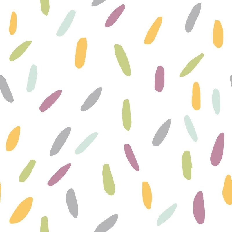 Papel de Parede Adesivo Pinceladas Coloridas N05074 - Papel na Parede