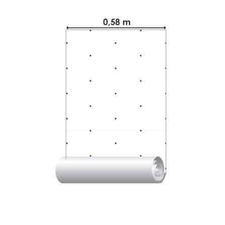 Papel de Parede Adesivo Poá Azul 178769 - Papel na Parede