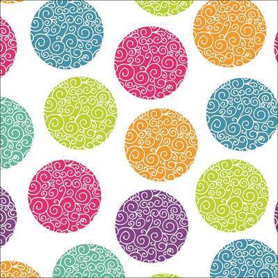 Papel de Parede Adesivo Poá Colorido 127460210 - Papel na Parede