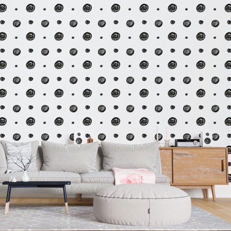 Papel de Parede Adesivo Poá Moderno N015104 - Papel na Parede