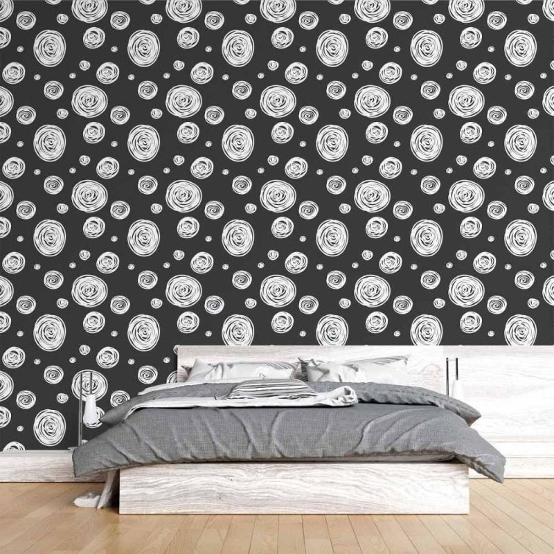 Papel de Parede Adesivo Poá Moderno N015105 - Papel na Parede