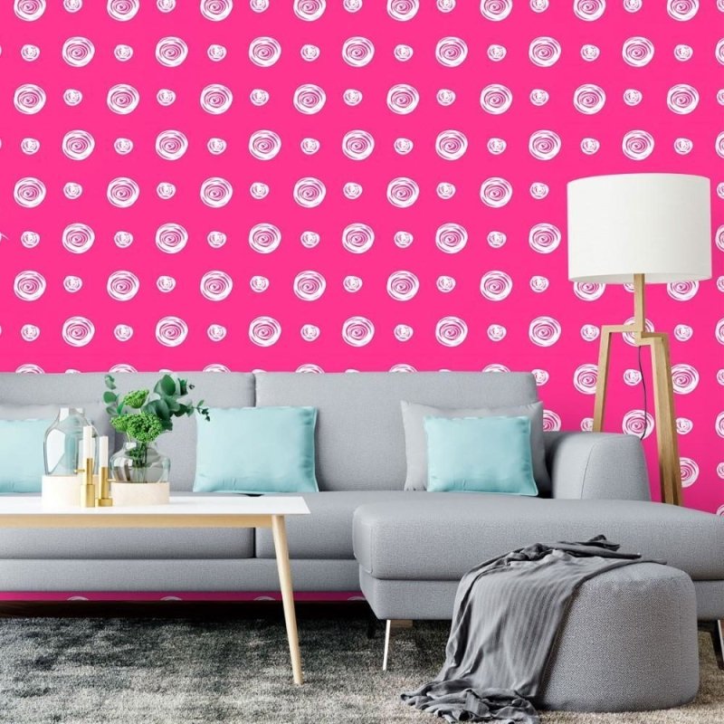 Papel de Parede Adesivo Poá Moderno N015106 - Papel na Parede
