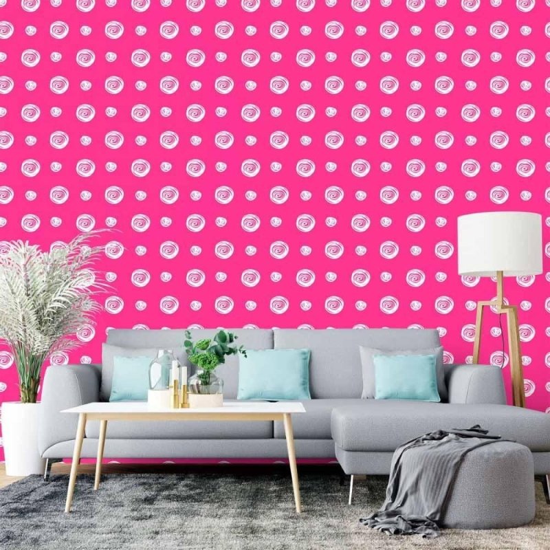 Papel de Parede Adesivo Poá Moderno N015106 - Papel na Parede