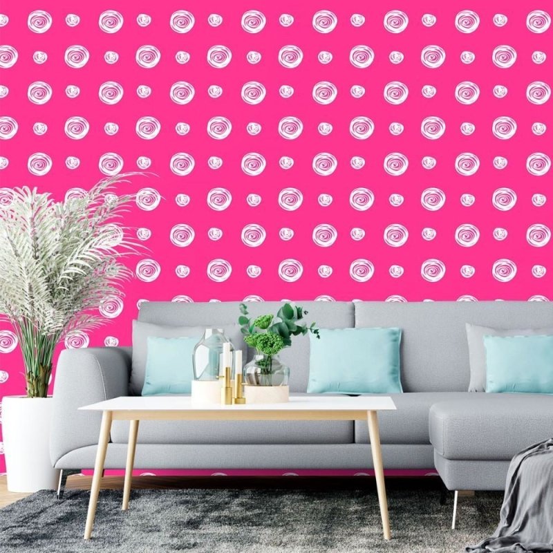 Papel de Parede Adesivo Poá Moderno N015106 - Papel na Parede