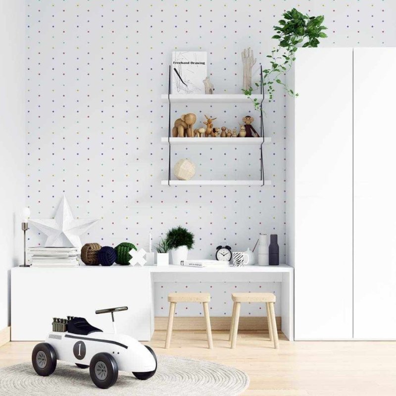 Papel de Parede Adesivo Poa N3341 - Papel na Parede
