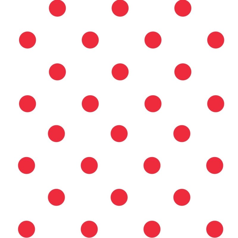 Papel de Parede Adesivo Poá Vermelho 864702612 - Papel na Parede