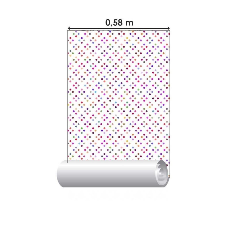 Papel de Parede Adesivo Poás Coloridos N05224 - Papel na Parede