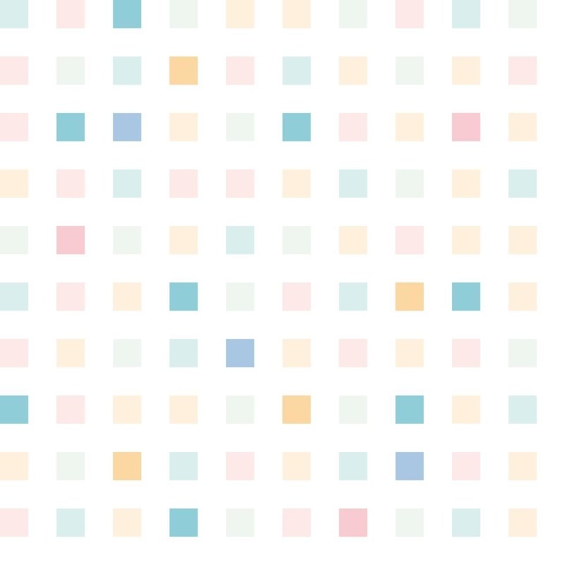 Papel de Parede Adesivo Quadrados Coloridos N06257 - Papel na Parede