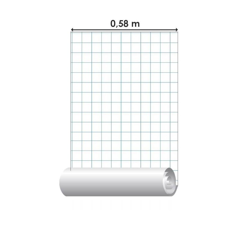 Papel de Parede Adesivo Quadriculado Branco e Azul N08098 - Papel na Parede