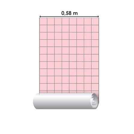 Papel de Parede Adesivo Quadriculado Geométrico Rosa Cinza 6552544 - Papel na Parede