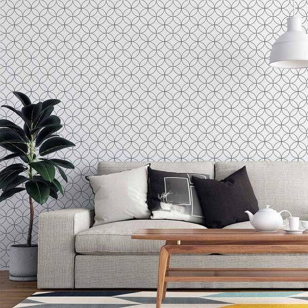 Papel de Parede Adesivo Retro N31456A - Papel na Parede