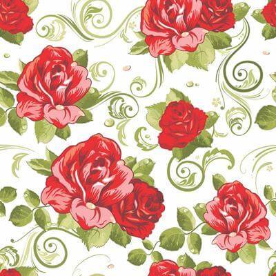 Papel de Parede Adesivo Rosas 210184 - Papel na Parede